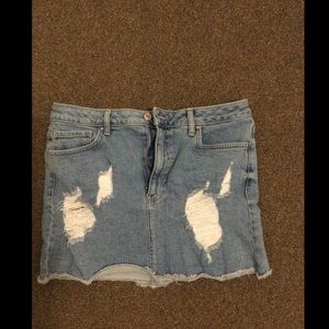 Jean skirt